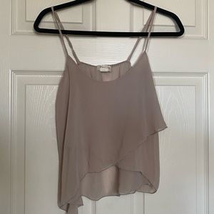 Beige crop top